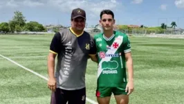 Gian e Felipe. Pai e filho vão estar em lados opostos, coisas do futebol.