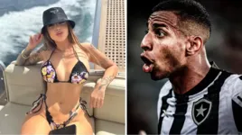 Jhulli, ex de Victor Sá, jogador do Botafogo