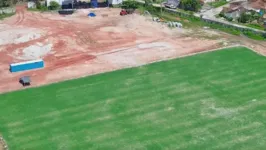 Primeiro campo do CT do Paysandu.