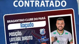 O lateral já teve passagens por outras equipes do Pará