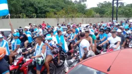 Torcida bicolor faz uma grande festa pelas ruas de Belém