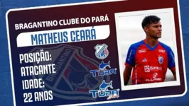 Atleta foi divulgado pelas redes sociais do clube