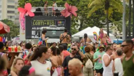 Evento no Rio teve como lema "O Amor, a Cidadania e a Luta LGBTI+ Jamais Vão Recuar"