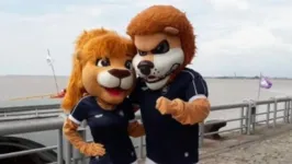 Mascotes azulino