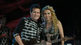 Joelma e Ximbinha quando ainda formavam um casal