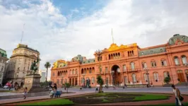 A Casa Rosada é o prédio utilizado como sede da Presidência da República argentina