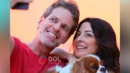 Ana Paula Padrão e o marido Gustavo Diament
