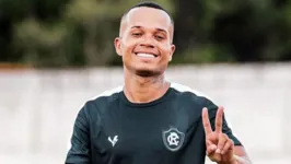 Anderson Uchôa em treinamento pelo Clube do Remo