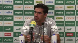 Abel Ferreira admitiu que é difícil dar entrevistas após uma eliminação.