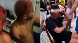 Torcedores do Boca Juniors que estão em Copacabana, no Rio de Janeiro, foram atacados por torcedores de uma organizada do Fluminense.