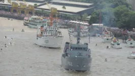 Parte dos militares destacados vai prestar apoio na romaria fluvial do Círio 2023