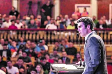 Helder Barbalho em discurso durante o lançamento do PAC