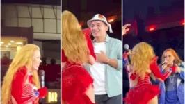 Joelma recebeu convidados especiais na noite da última sexta-feira (24).