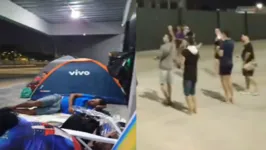 Imagem ilustrativa da notícia Vídeo: fãs de Joelma acampam e dançam na fila do Mangueirão