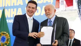 O ministro Jader Filho e o presidente Lula comemoraram a primeira seleção de propostas de imóveis do Novo Minha Casa Minha Vida