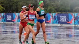 Atletas da marcha atlética feminina fizeram percurso com distância menor do que 20 km por conta de erro da organização