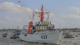 Navio da Santa estará aberto para visitação pública