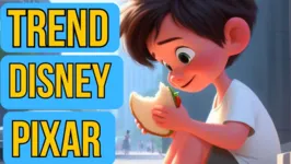 A ferramenta cria uma representação sua no 3D tradicional das produções Disney-Pixar