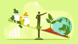 Sustentabilidade: Na prática, significa economizar ao máximo para ter o mínimo necessário para sobreviver.