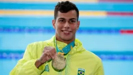 Guilherme Costa conquistou o primeiro ouro na natação no Pan 2023