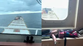 Embarcada em navio mercante, Rafaela Accioly compartilha sua rotina como piloto nas redes sociais