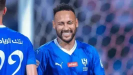 Neymar não acreditou nas condições do gramado do local do próximo jogo do Al-Hilal, pela Liga dos Campeões da Ásia.