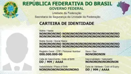 Identidade terá nome de registro e nome social