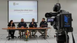 Coletiva de imprensa da PRF