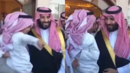 Momento em que garoto pede mercedes ao principe da Arabia Saudita