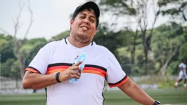 Diretor Eduardo Souza levou sua  experiência no futebol pelada para o Santa Rosa, que acaba de conquistar o acesso ao Parazão 2024