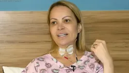 Solange Almeida durante tratamento