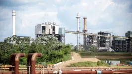 Usina termelétrica a gás natural em Barcarena, no Pará