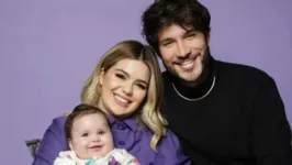 Viih Tube com a filha Lua e Eliezer.