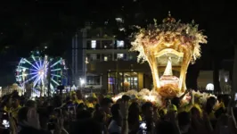 A Imagem Peregrina cumpre um longo traslado até a Catedral Metropolitana de Belém