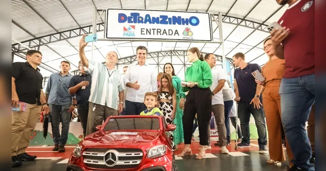 Imagem ilustrativa da notícia Detranzinho: Pará entrega espaço para educar crianças 
