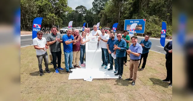 Imagem ilustrativa da notícia Governo entrega mais de 70 km asfaltados da rodovia PA-370
