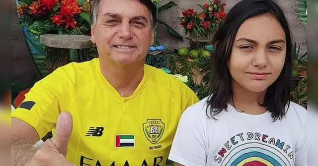 Imagem ilustrativa da notícia Reação de Laura Bolsonaro em aniversário viraliza nas redes