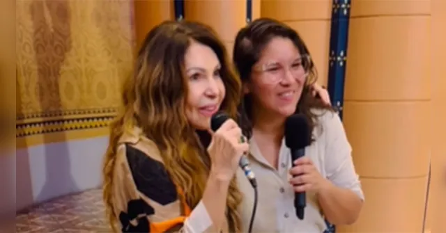Imagem ilustrativa da notícia Vídeo: cantora paraense canta com Elba Ramalho no Rio