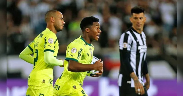 Imagem ilustrativa da notícia Jogão: Palmeiras vira sobre Botafogo e incendeia Brasileirão