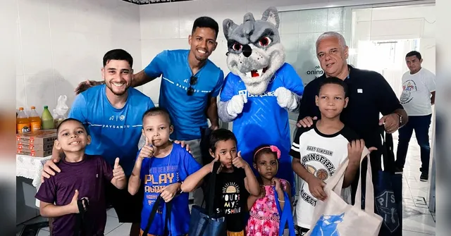 Imagem ilustrativa da notícia Paysandu: alegria e brinquedos para crianças do Menino Jesus