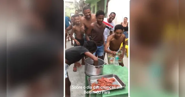 Imagem ilustrativa da notícia Competição de açaí com charque no Dia das Crianças viraliza 