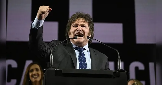 Imagem ilustrativa da notícia Milei faz primeiro discurso como presidente da Argentina