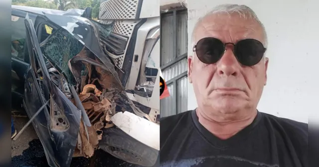 Imagem ilustrativa da notícia Idoso morre em colisão frontal com carreta na Transamazônica