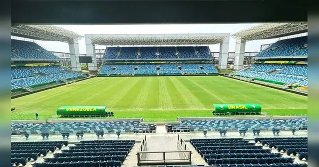 Imagem ilustrativa da notícia Arena Pantanal não terá casa cheia para Brasil e Venezuela