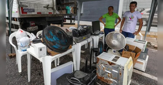 Imagem ilustrativa da notícia Campanha para recolher lixo eletrônico é realizada em Belém