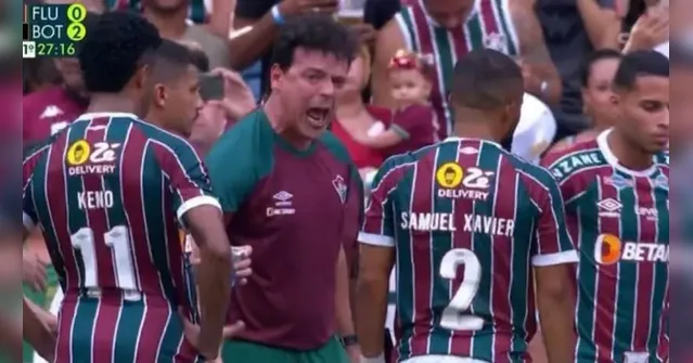 Imagem ilustrativa da notícia Antes da seleção, Diniz "esculhamba" jogadores do Flu