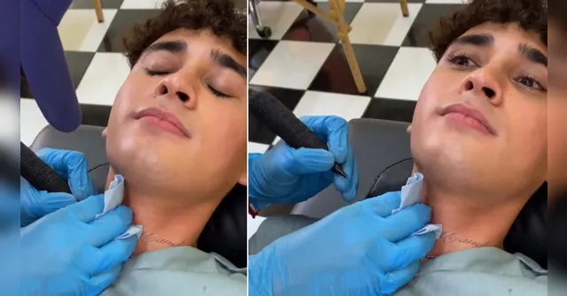 Imagem ilustrativa da notícia Namorada termina no momento em que jovem tatua nome dela