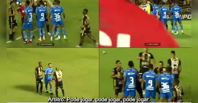 Imagem ilustrativa da notícia VAR: CBF confirma expulsão de Robinho após substituição