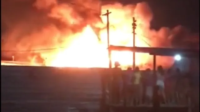 Imagem ilustrativa da notícia Vídeo: Incêndio atinge escritório no bairro da Terra Firme