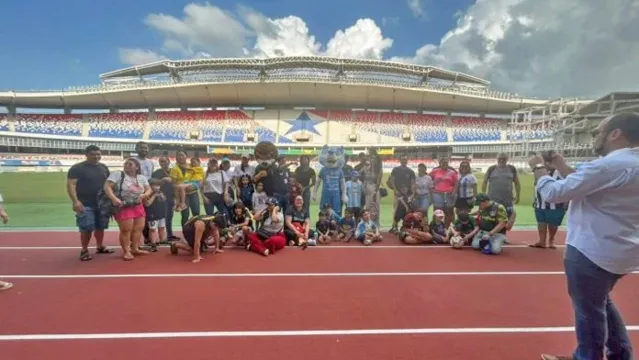 Imagem ilustrativa da notícia Crianças com autismo e TDH visitam o Novo Estádio Mangueirão